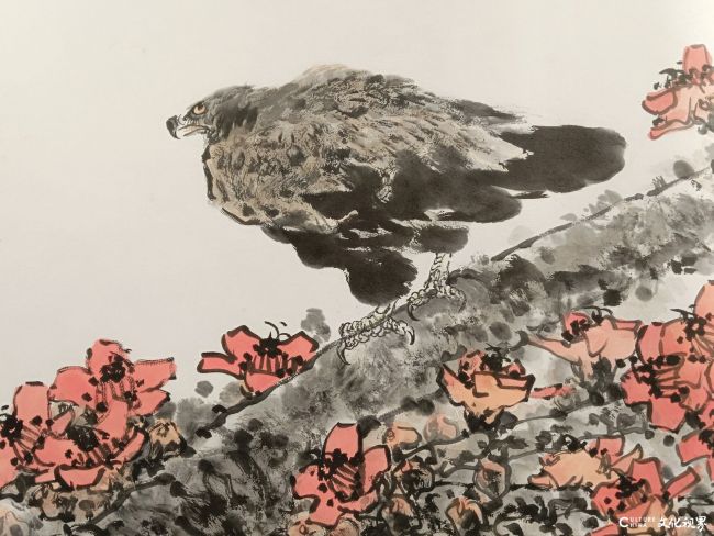 陈永锵先生《芳心不老》花鸟长卷局部5.jpg