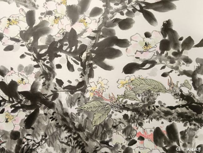 陈永锵先生《芳心不老》花鸟长卷局部8.jpg