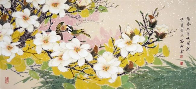 李善杰 | 墨染玉兰,情系春光