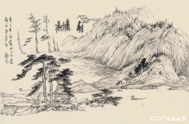 《张捷教授课徒稿》正式出版丨道由技生,百余幅课徒画稿探微山水理法