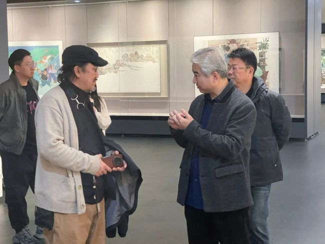 中国美协副主席王来文到贵州美术馆调研指导