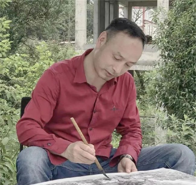 “采蓝·归真——蒋才中国画作品展”在重庆开展，展期至1月17日