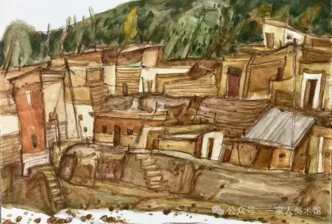 巫卫东丨还原黄土、岩石、戈壁的粗糙肌理，传递历史的沧桑与永恒