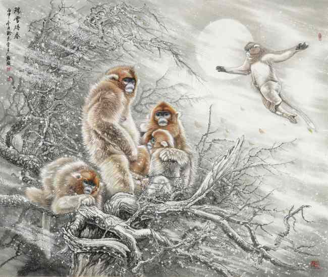 毫端蕴秀 虎啸乾坤——吕维超超写实野生动物画的艺术境界与时代担当