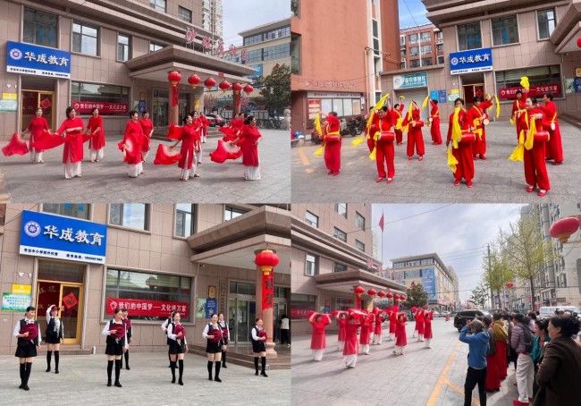 青岛莱西水集街道沙旺庄社区开展“我们的中国梦·文化进万家”主题活动