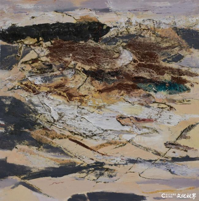 秦天星·风景油画 | 凝望艾丁湖，镌刻戈壁乡愁