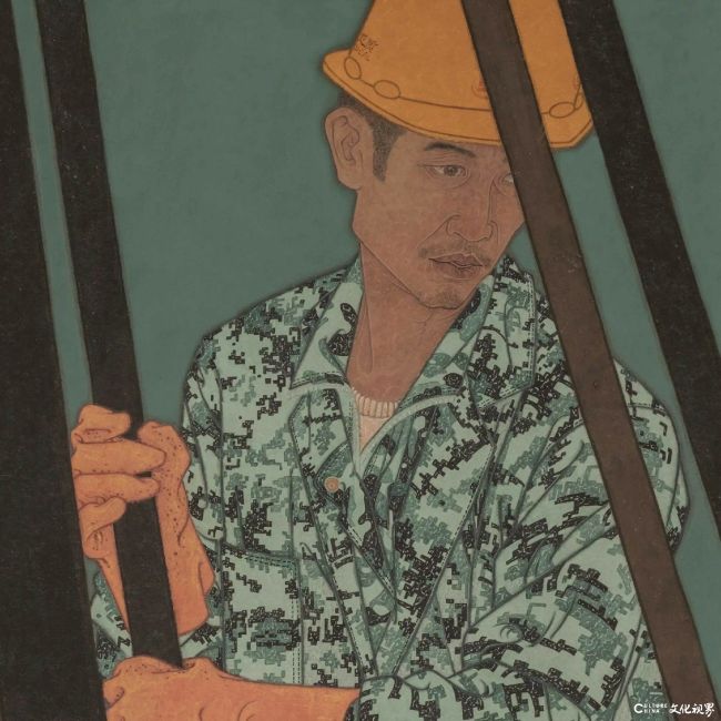 湖北美院中国画学院教师张众作品《地质勘探》荣获湖北省屈原文化奖