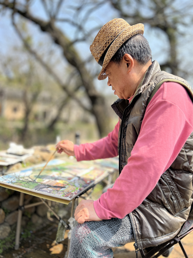 焦书晖·水彩画 | 凝练而饱含温度的线条与色块，赋予画面夺人的叙事张力