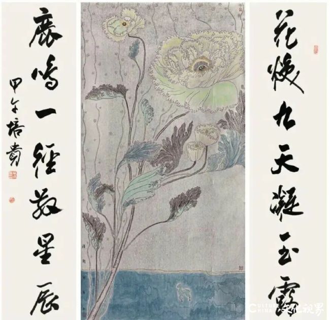徐冬青·花鸟画 | 褪去工笔的繁复雕琢，留存水墨的筋骨气韵，营造出清隽、自然、真朴的意境