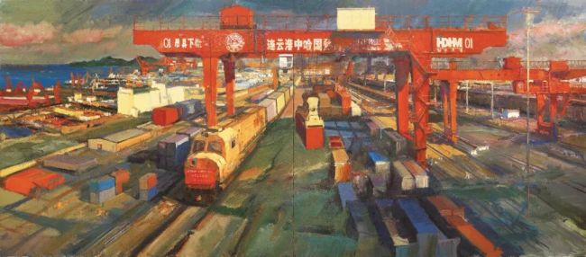 “苏韵新晖，春山可望——江苏中青年优秀美术家作品展” | 刘玉龙：用“新工业风格”记录“中国建造”火热场景