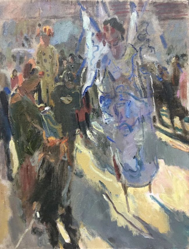 “我们走进文徵明的园子——张淳大宝绘画展”昨日开幕,展期至10月9日