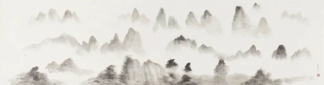 武艺·《云霭图》| 以纯墨筑清和之境，在俯仰观照间静悟山水玄想