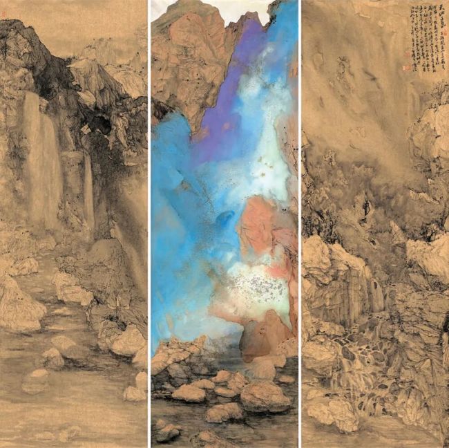 曹俊·山水画 | 在富有传统意味的深度和宁静中,展现西方抽象绘画的力量