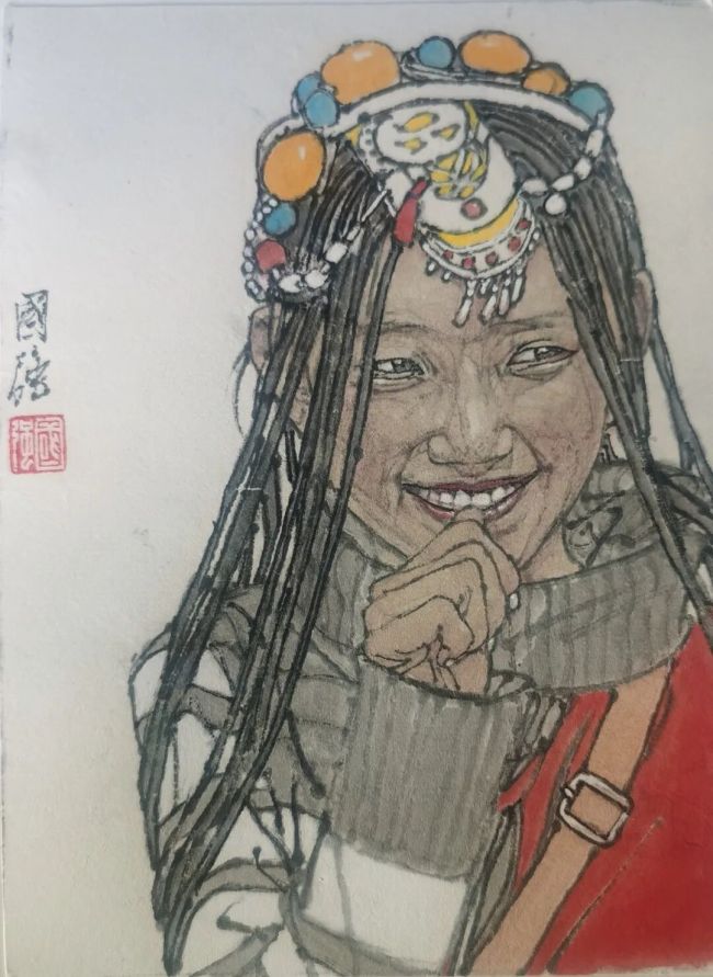 马国强·人物画 | 一笔一墨皆为心声,画面中涌动着生生不息的力量