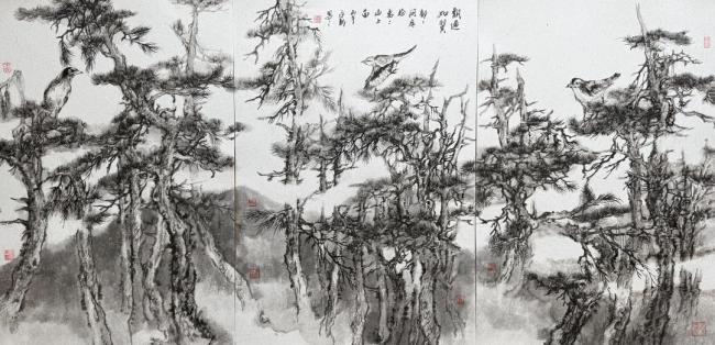 徐永新·山水画 | 墨简山悠远，笔劲藏山河