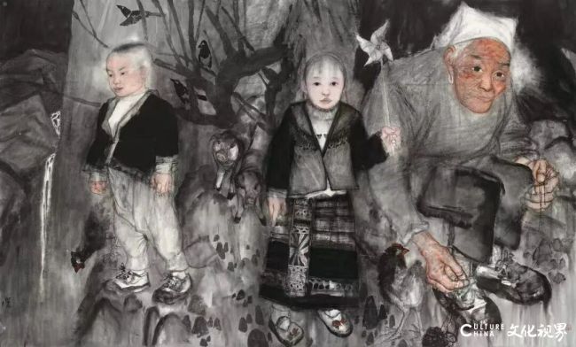 “墨局——当代七人展”今日上午在宁夏美术馆开幕