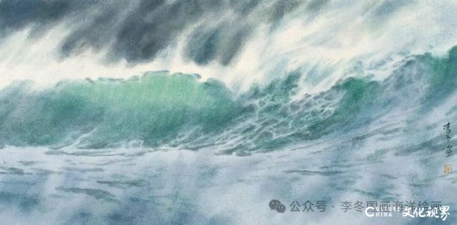 李冬丨中国海洋绘画的历史留白与当代开拓