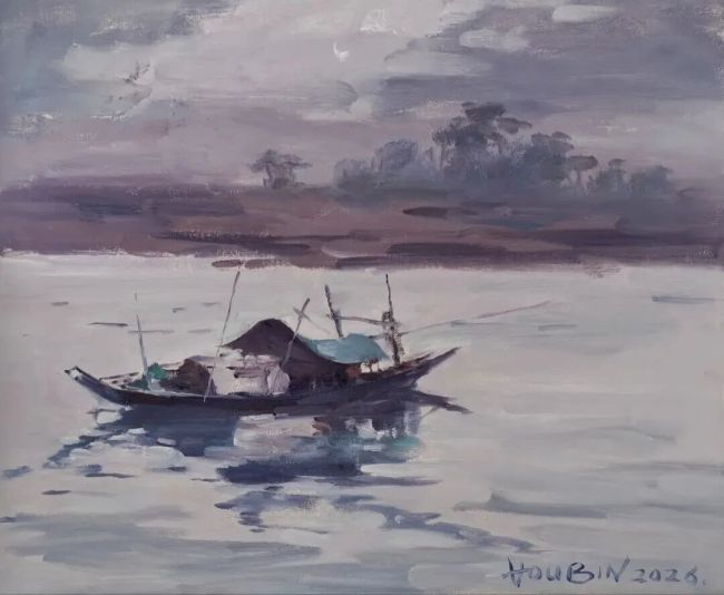 侯滨 | 以画笔打捞旧时光,将对故土的眷恋凝于画布