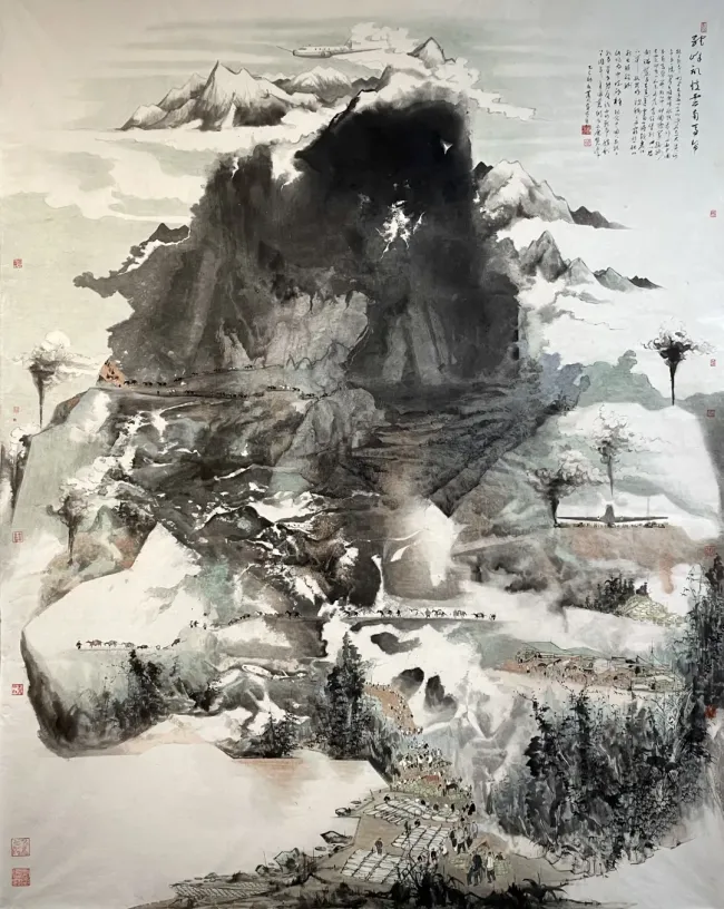 清奇之气 奇崛之构——肖凡水墨里的滇山逸趣