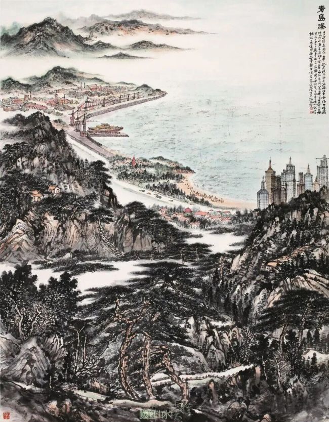 张风塘·中国画 | 画面整体萦绕着清雅的书卷气，尽显东方艺术的灵动气韵
