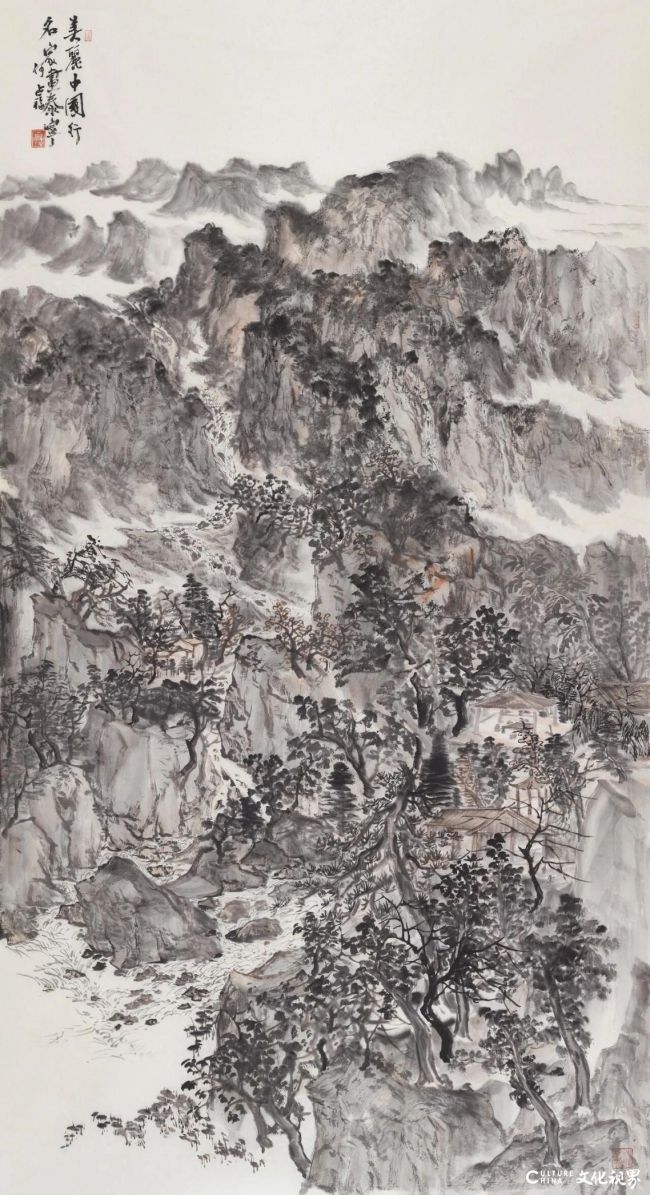 何占福 | 融南北皴法，笔底塞上见清润