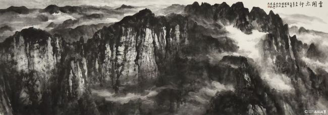 岳黔山·《云开太行》(上)| 极致用线,精致泼墨,传大写意精神