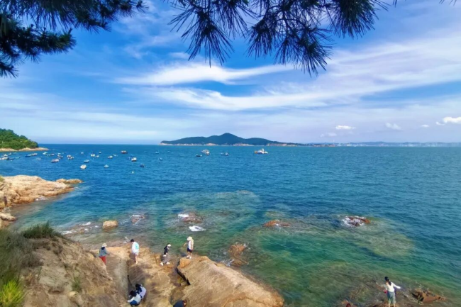 威海市环翠区：来海源公园，邂逅 "果冻海"