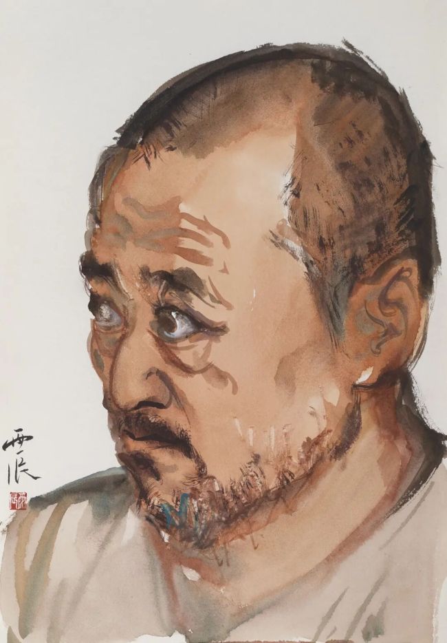 党震·人物肖像写生 | 扎根真实鲜活的生活现场，追寻有精神、有厚度、有生命力的绘画表达