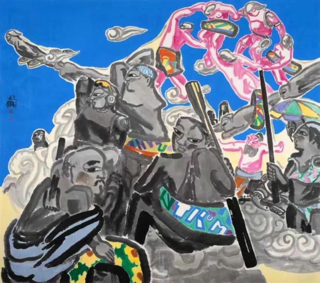 周士钢丨中国画创作“三手”心得：于多元中寻艺术真谛