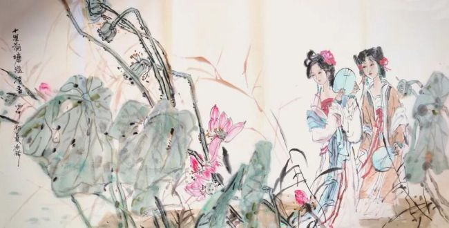 冷珍 | 在笔墨氤氲中,绘就女性温柔而坚韧的生命图景