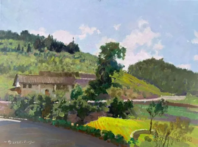 丁一林·油画写生 | 以情入景,定格自然的原生之美