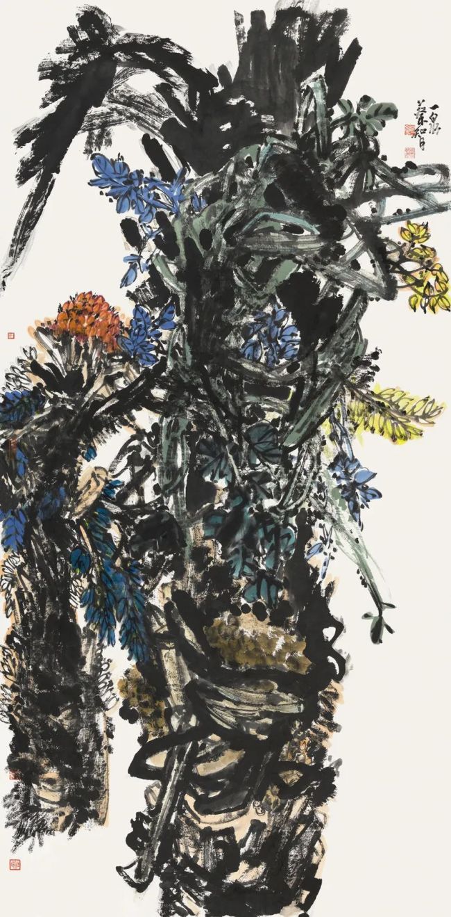 7、《绰约风姿 》240 cm×120 cm 2010年.jpg 图片