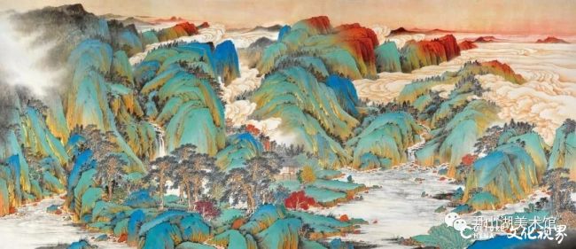 【DeepSeek谈艺】杨东平·山水画丨青绿入盛世，云水满家山