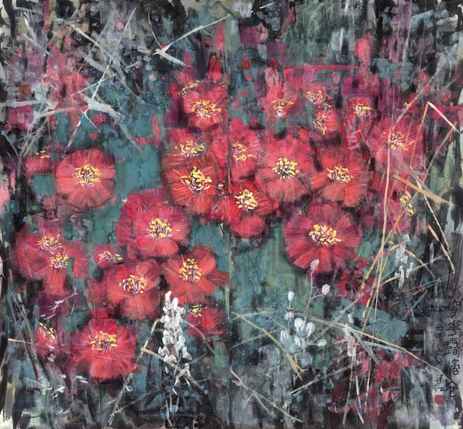 穿花露滴衣 (中国画)  179×193cm  2026年.jpg