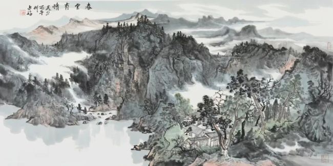 何占福 | 以西北厚土为精神原乡，在笔墨间构筑雄浑苍茫的“塞上画境”