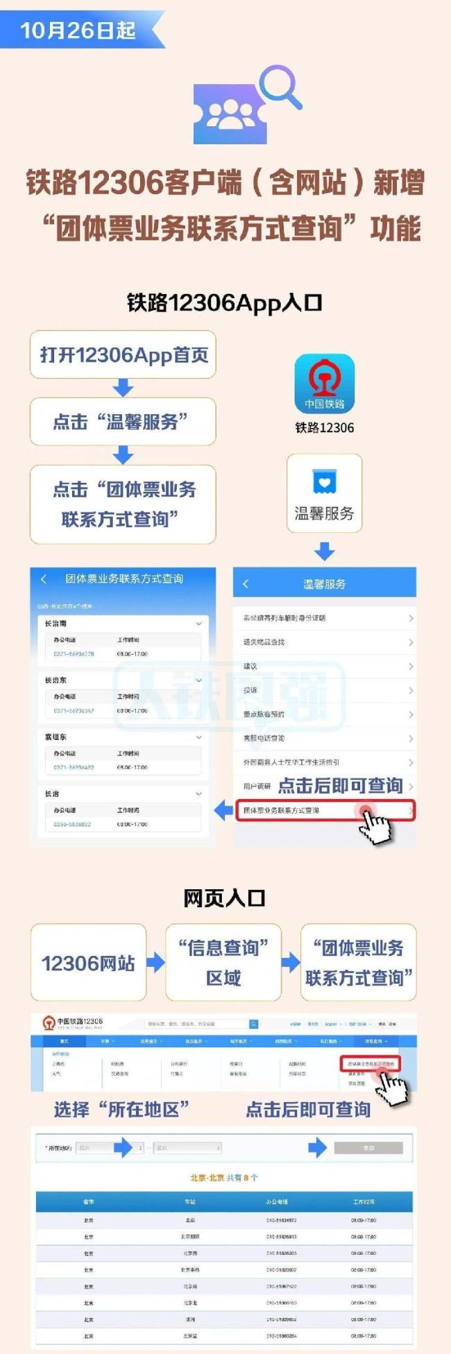 买团体票更方便啦——12306昨日上线新功能