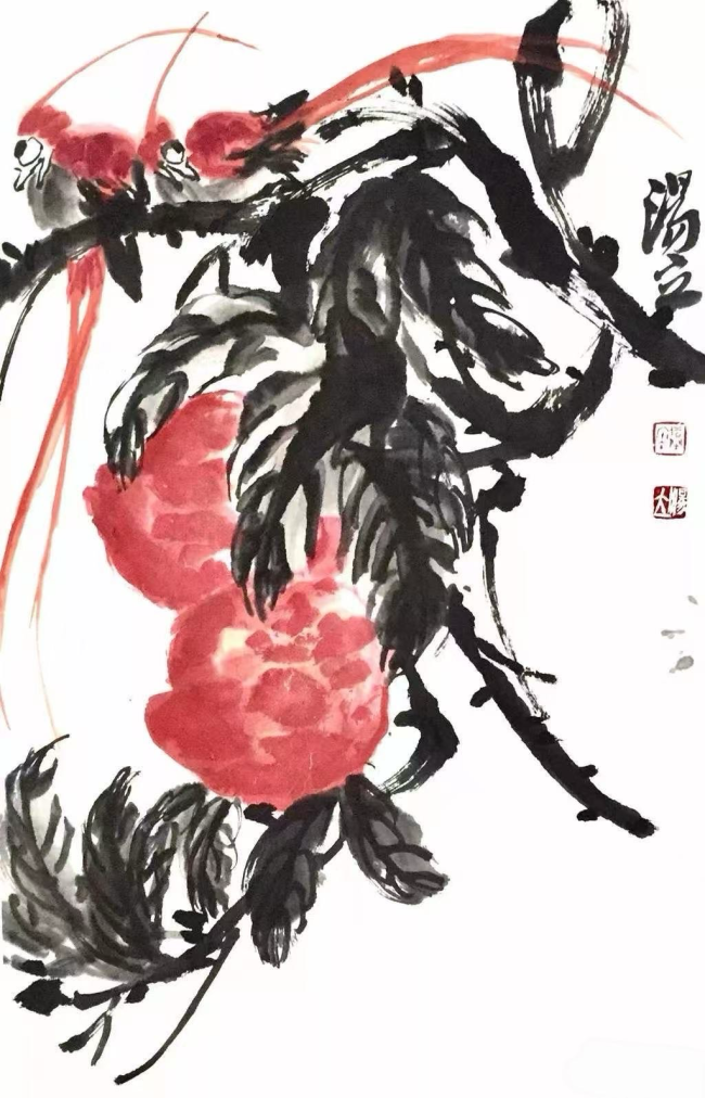 汤立 | 纵横恣肆写性灵,于疏放朴厚间彰显大写意精神