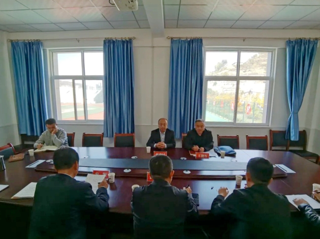 榆林市体育局党组副书记强建国一行到子洲县调研体育工作
