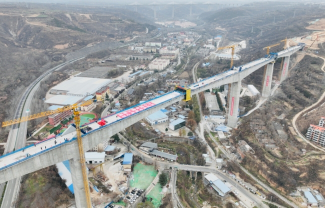 860天连续奋战！西延高铁全线跨度最大、高度最高桥梁 ——王家河特大桥主桥成功合龙