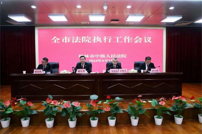 陕西榆林中院召开全市法院执行工作视频会议
