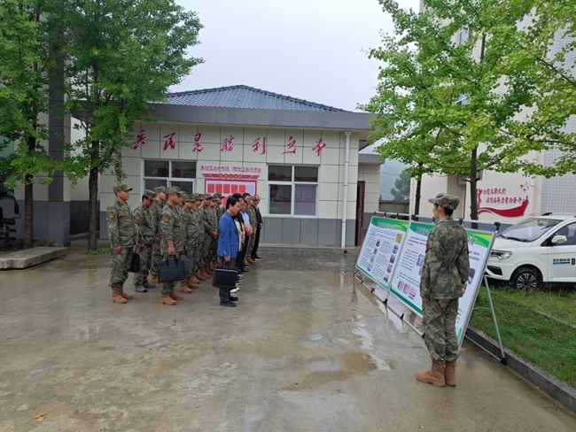 ﻿宝鸡太白县基层武装部规范化建设示范观摩会在桃川镇召开