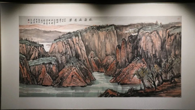 “大美榆阳 陕北之窗”中国书画名家走进榆阳四季采风作品展开幕