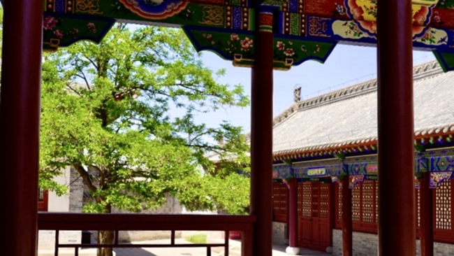 横山区波罗古堡：中式古韵与绿意光影的静谧和鸣
