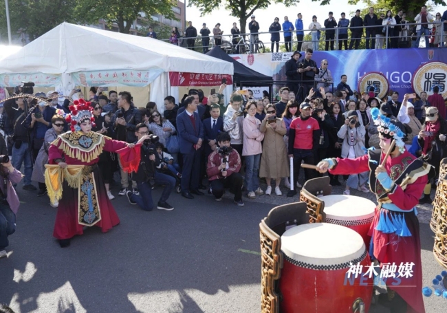 《神木杨家将战鼓》闪耀第二届法兰克福国际龙舟赛 文化交流再谱华章