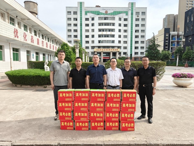 民盟眉县支部开展助力高考系列活动
