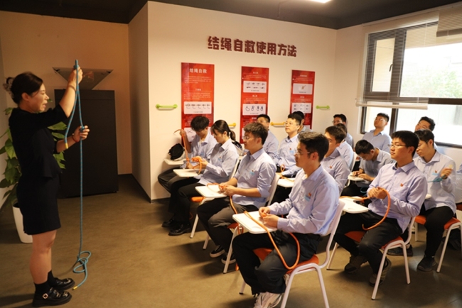 以练为战保安全！中建八局西北公司安装分公司开展安全主题实践活动