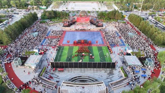 陕西神木杨家鼓：以鼓汇神 以赛聚力