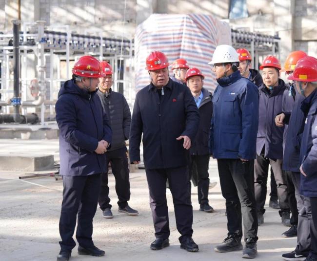 延长矿业公司总经理郭永宏到靖边煤业公司调研指导工作