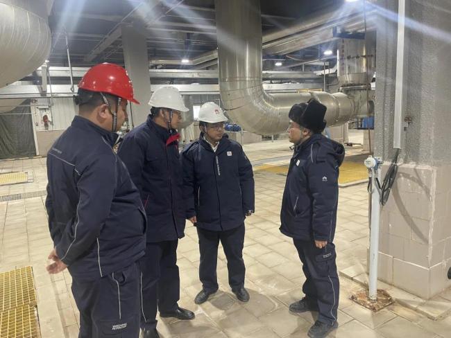 延能化总会计师朱永明到公用工程中心开展安全环保履职包联检查