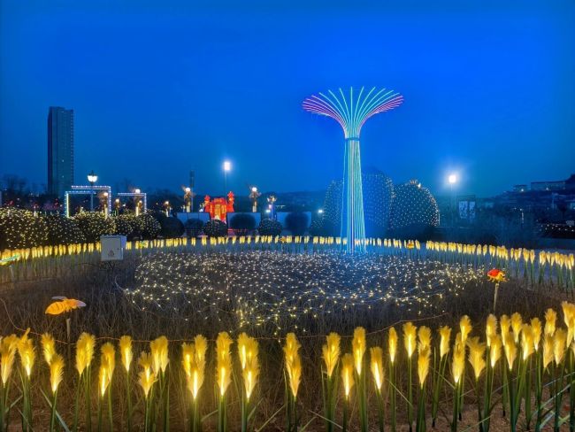 非遗民俗+璀璨灯火,府州新春盛宴“马”力全开